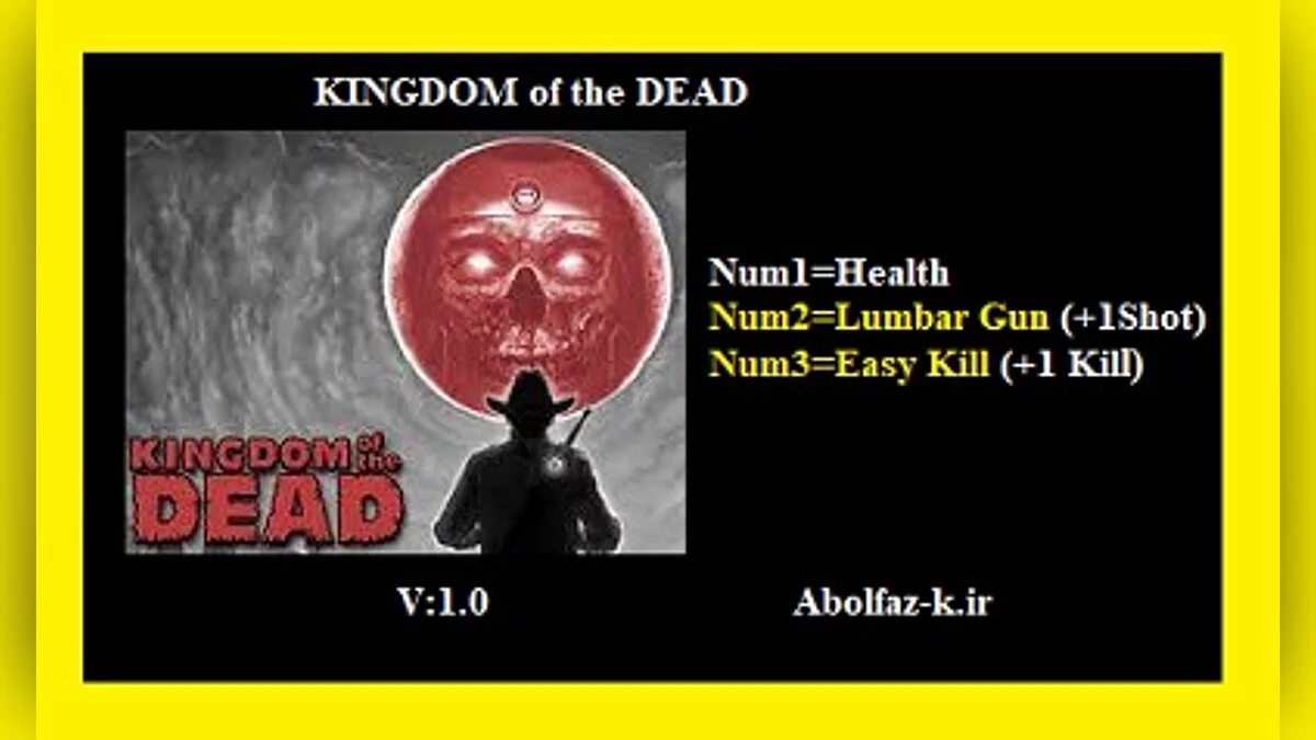 KINGDOM of the DEAD — Trainer (+3) [1.0]