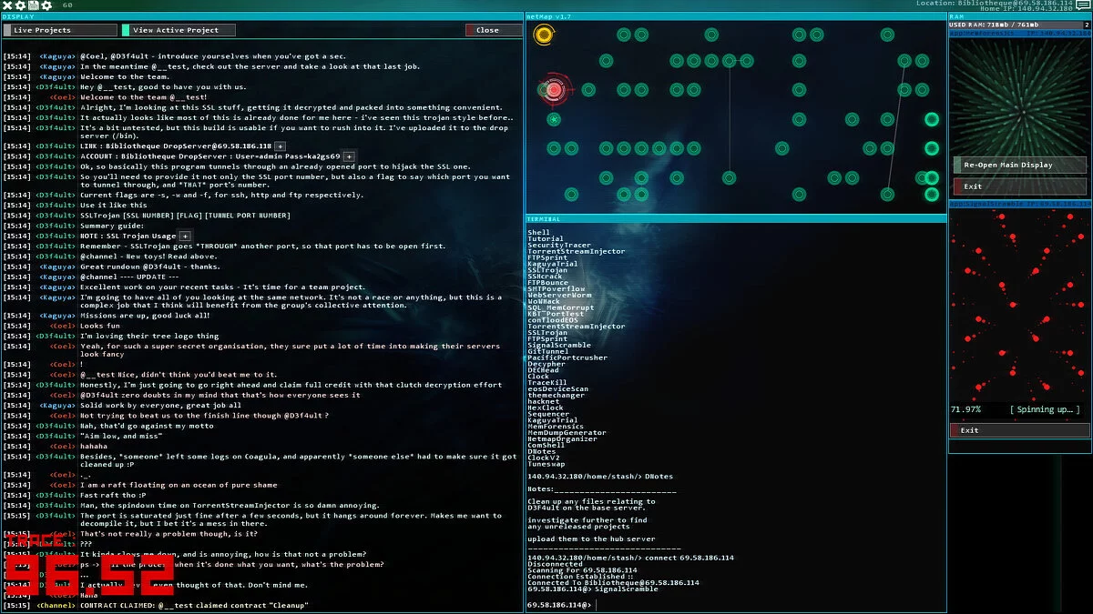 Hacknet — Table for Cheat Engine [UPD: 02/13/2022]