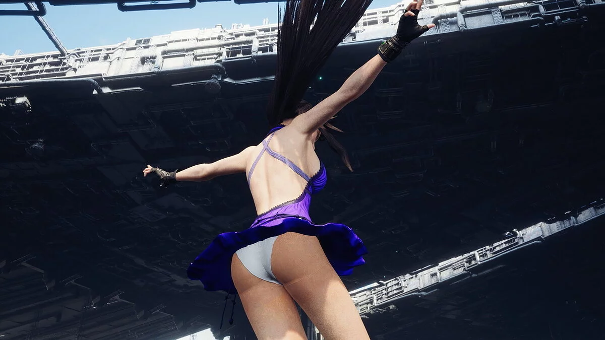 Final Fantasy VII Remake — Белые трусики Тифы