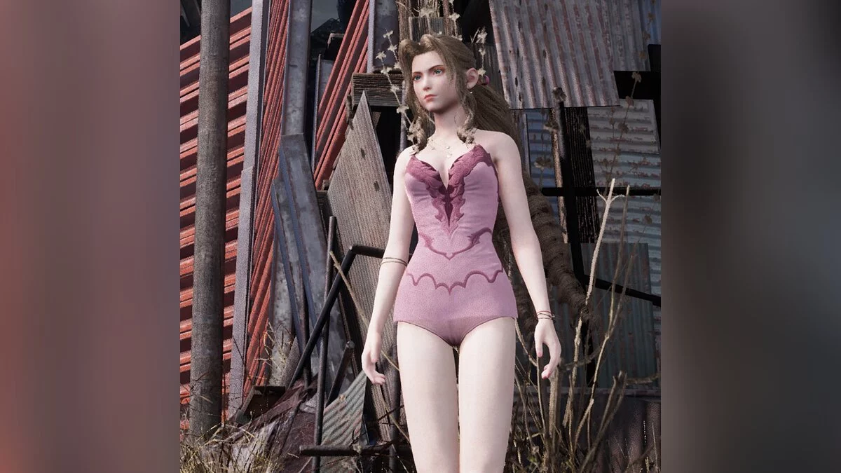 Final Fantasy VII Remake — vestido sexy iris