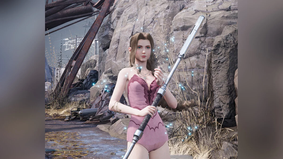 Final Fantasy VII Remake — Сексуальное платье Айрис