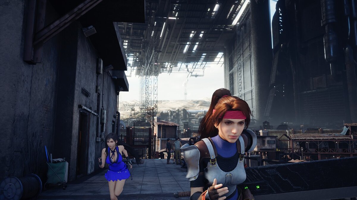 Final Fantasy VII Remake — Semi-playable Jessie