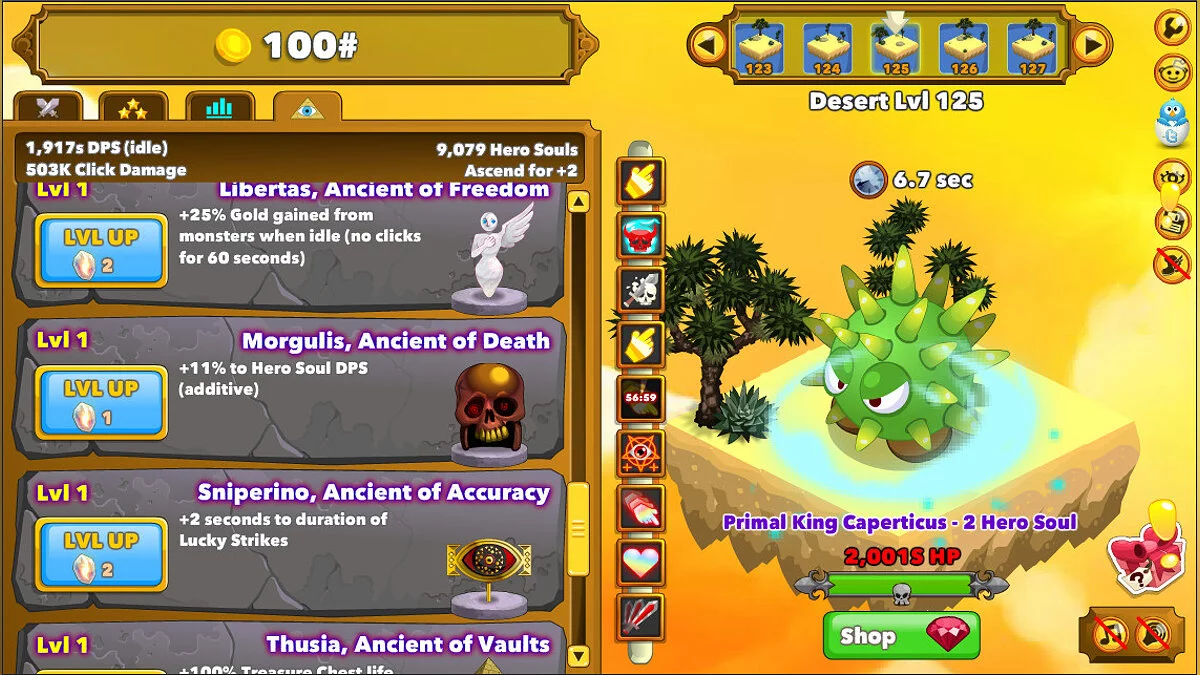 Clicker Heroes — Tableau pour Cheat Engine [UPD : 15/02/2022]