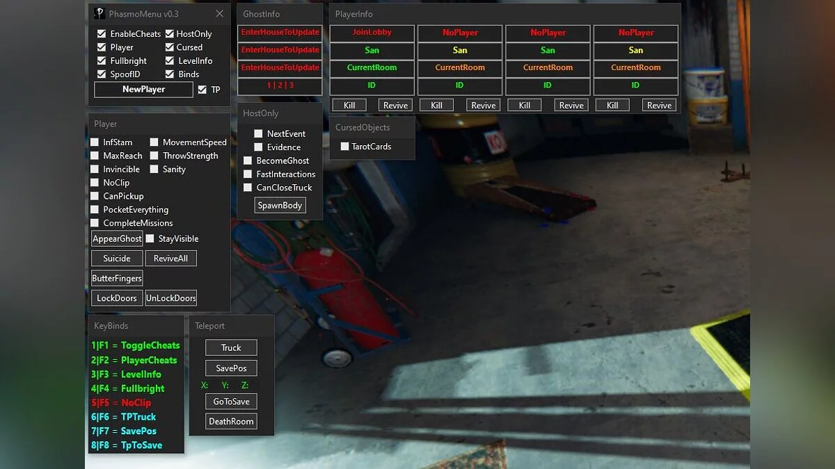Phasmophobia — Table for Cheat Engine (Trainer) [UPD: 02/16/2022 Fixed]