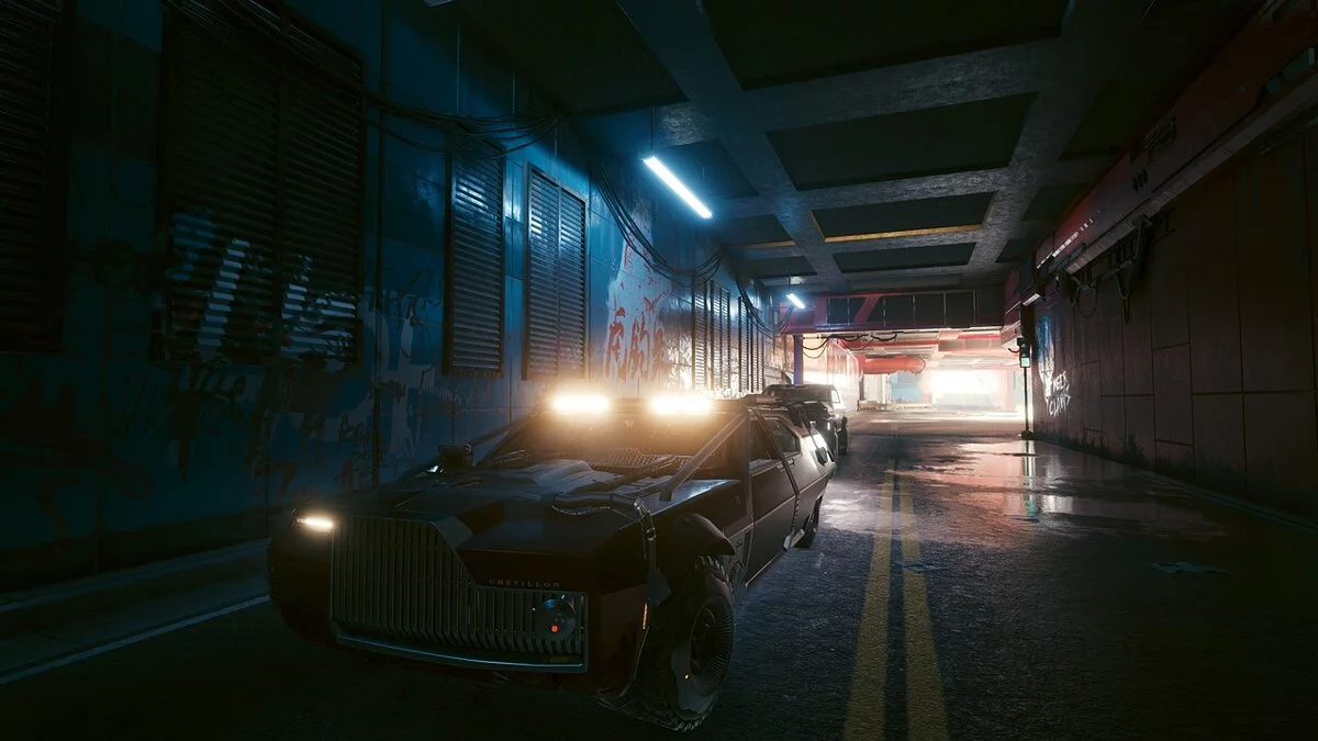 Cyberpunk 2077 — Усиление розового и синего тонов