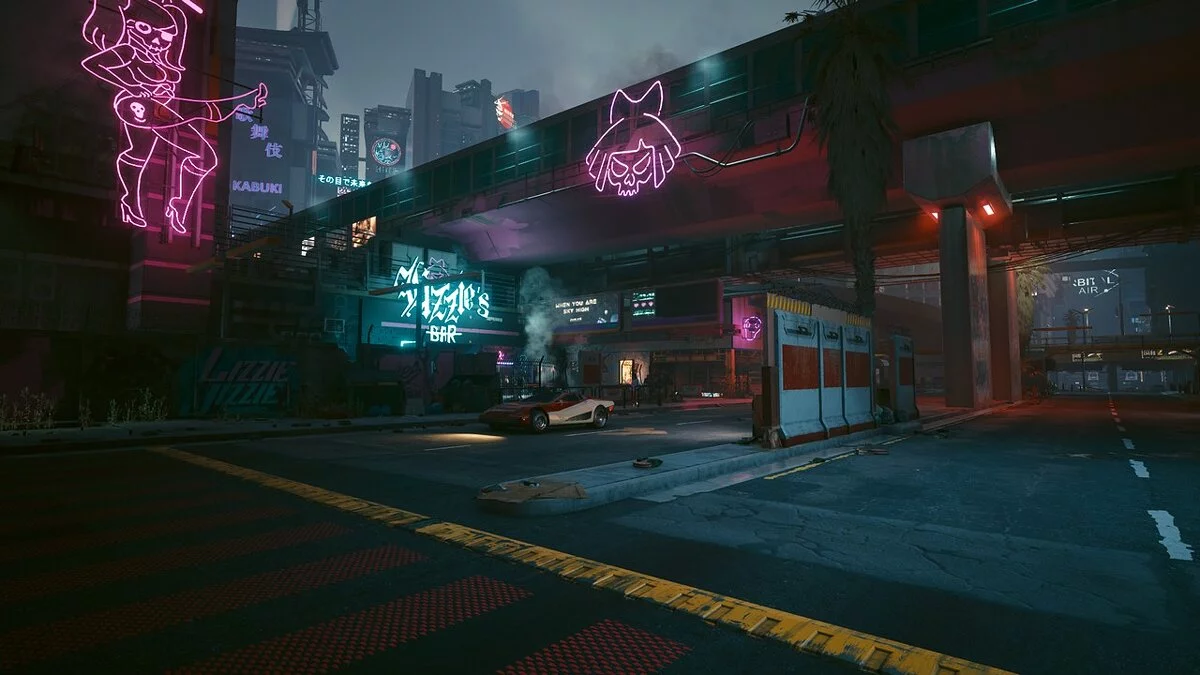 Cyberpunk 2077 — Усиление розового и синего тонов