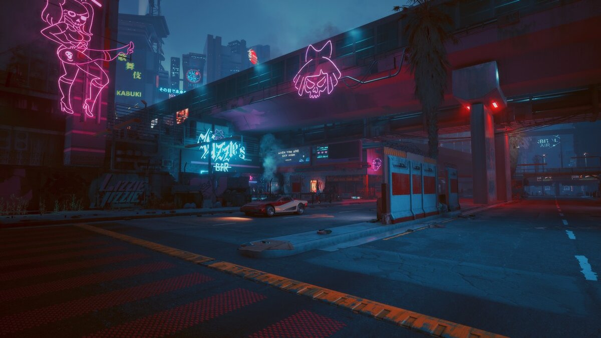 Cyberpunk 2077 — Enhance pink and blue tones