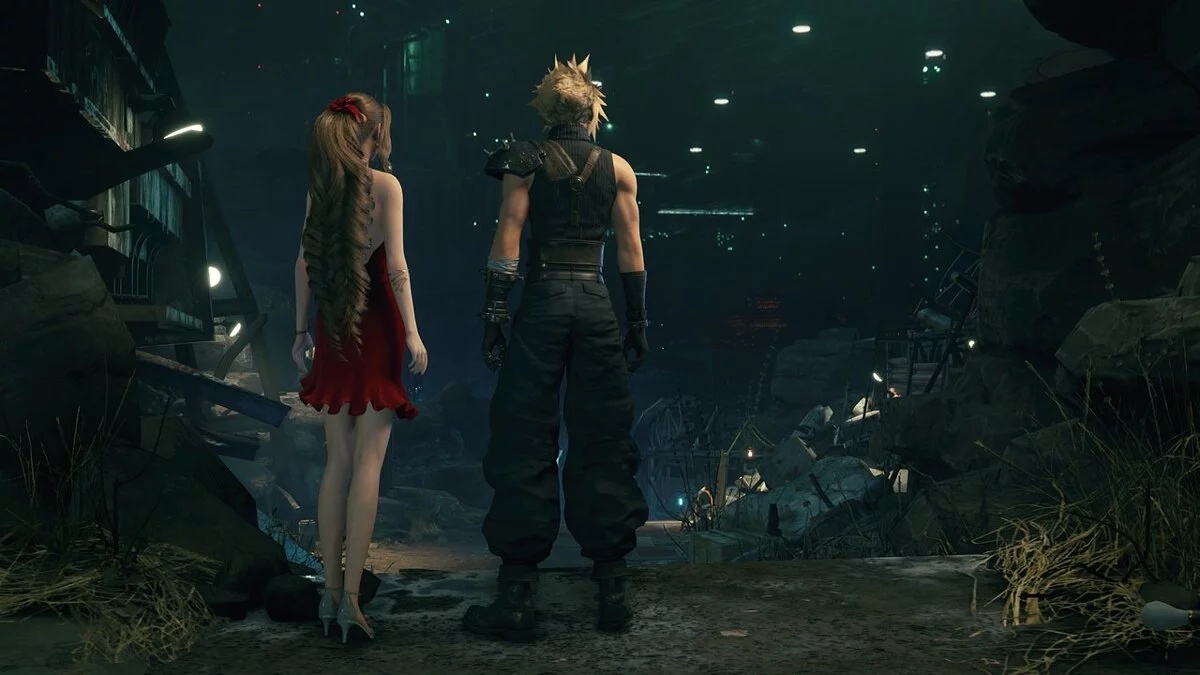 Final Fantasy VII Remake — vestido sexy corto iris