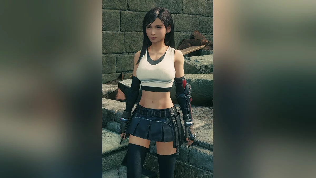 Final Fantasy VII Remake — Removing Tifa's braces