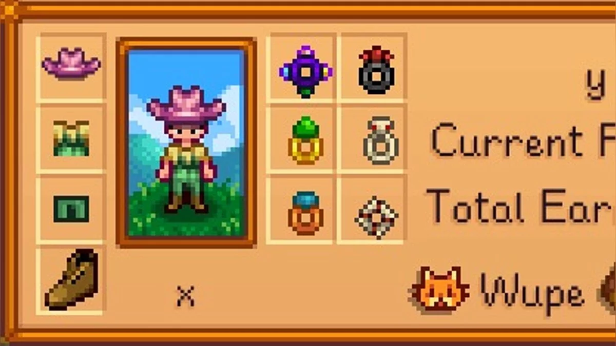 Stardew Valley — Use anillos marinos