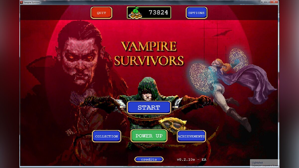 Vampire Survivors — Save (All upgrades available and many weapons unlocked) [0.2.10e]