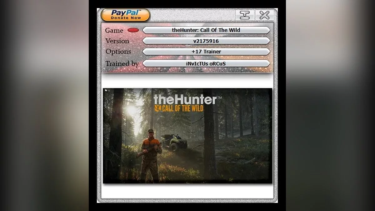 theHunter: Call of the Wild — Trainer (+17) [2050156 - 2204008]