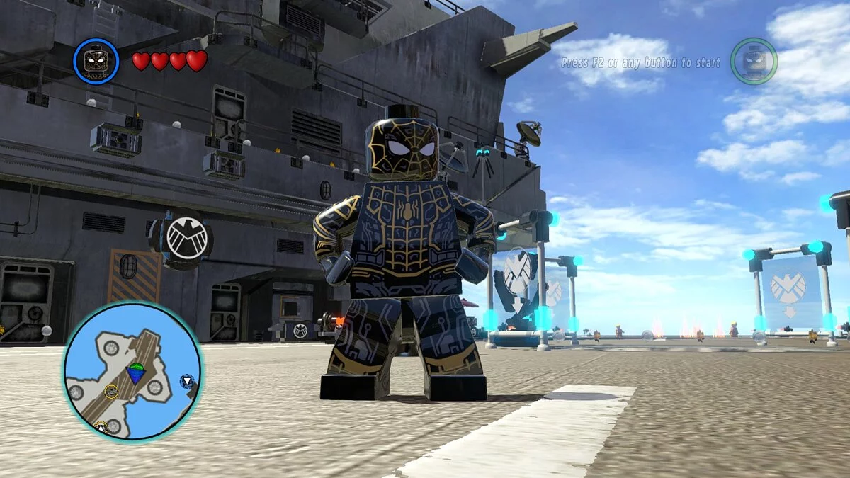 LEGO Marvel Super Heroes — traje negro y dorado