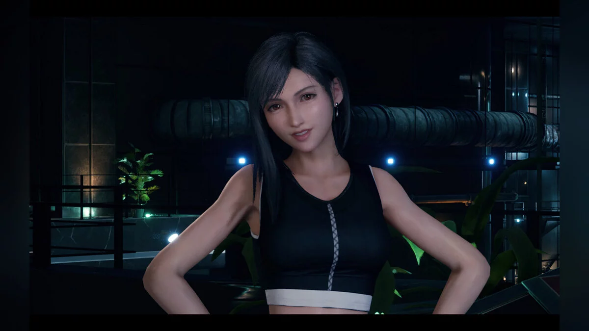 Final Fantasy VII Remake — Tifa con ropa del juego Advent Children