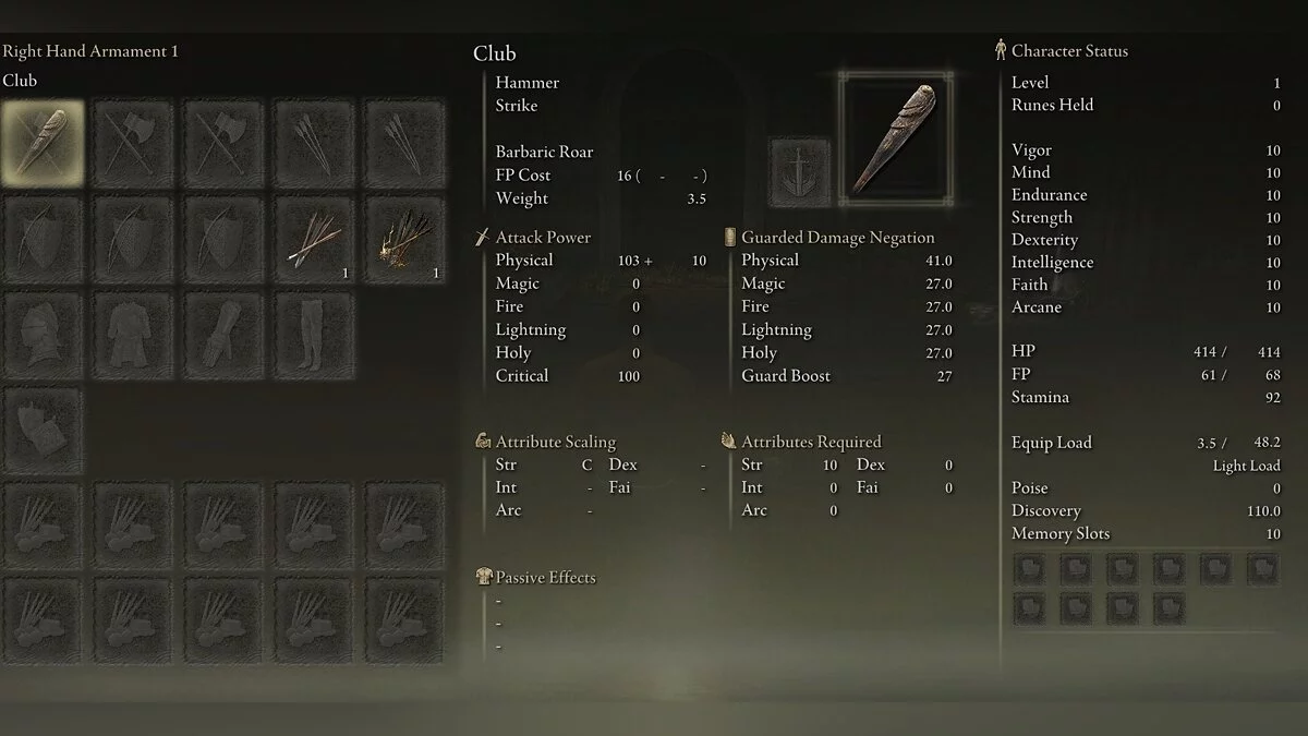 Elden Ring — Сохранение (Максимальная снаряжение, оружие и прочее)