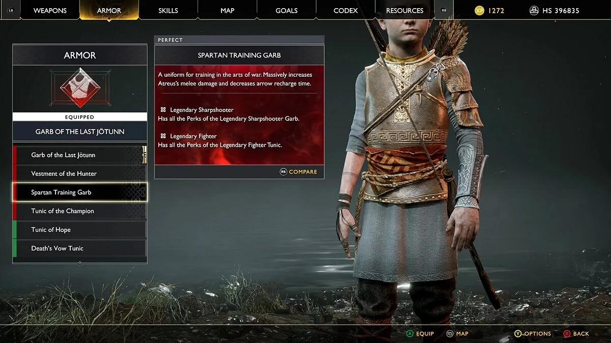 God of War — Перефарбовування обладунків Атрея