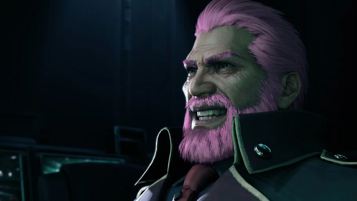 Final Fantasy VII Remake — Heidegger dyes his hair