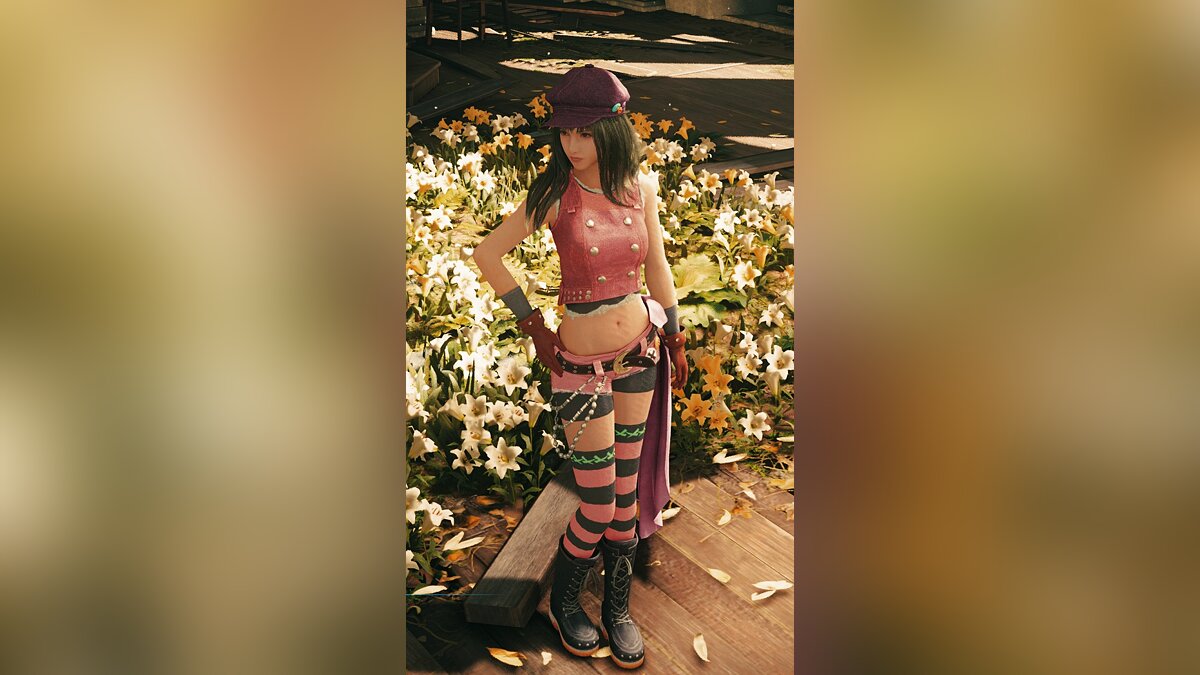 Final Fantasy VII Remake — Kyra in pink