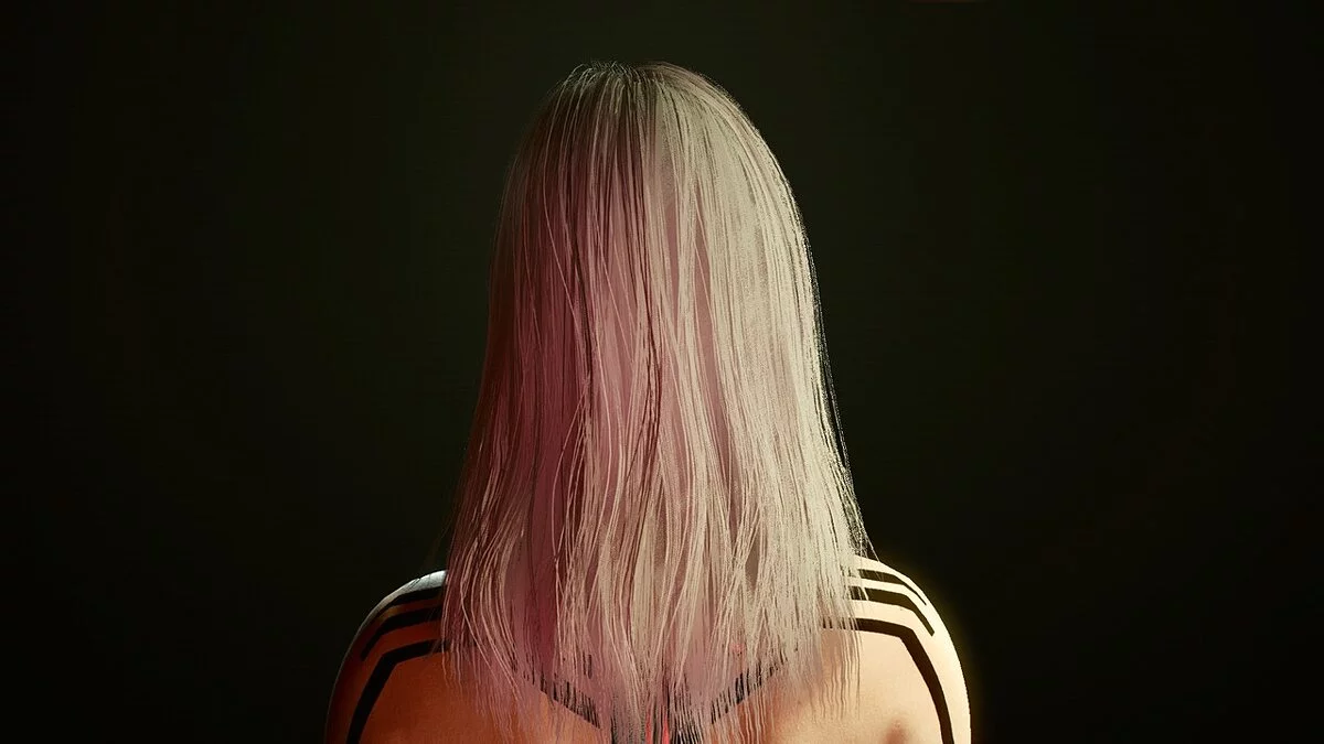 Cyberpunk 2077 — Длинные волосы для женщины Ви