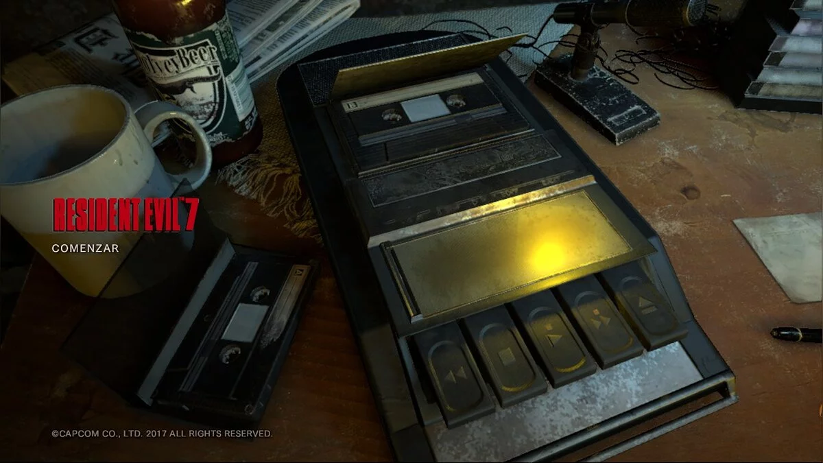 Resident Evil 7 Biohazard — Класичний стиль логотипу