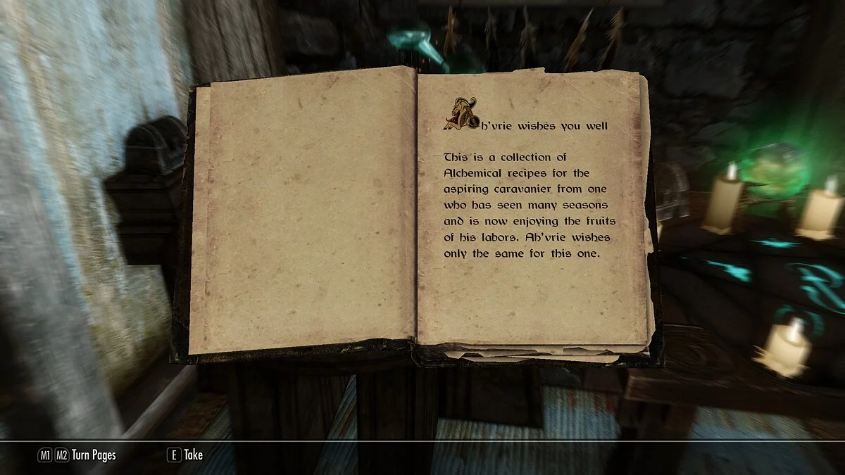 Elder Scrolls 5: Skyrim Special Edition — Libro de texto de alquimia para maestros de caravanas.