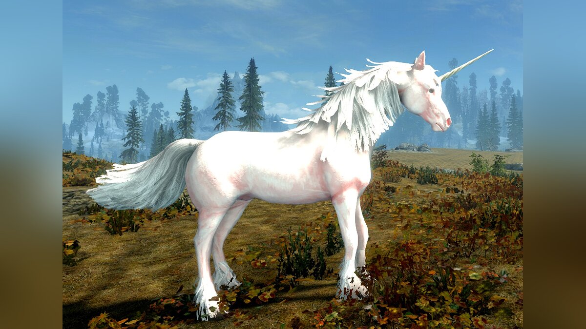 Elder Scrolls 5: Skyrim Special Edition — Pink unicorn