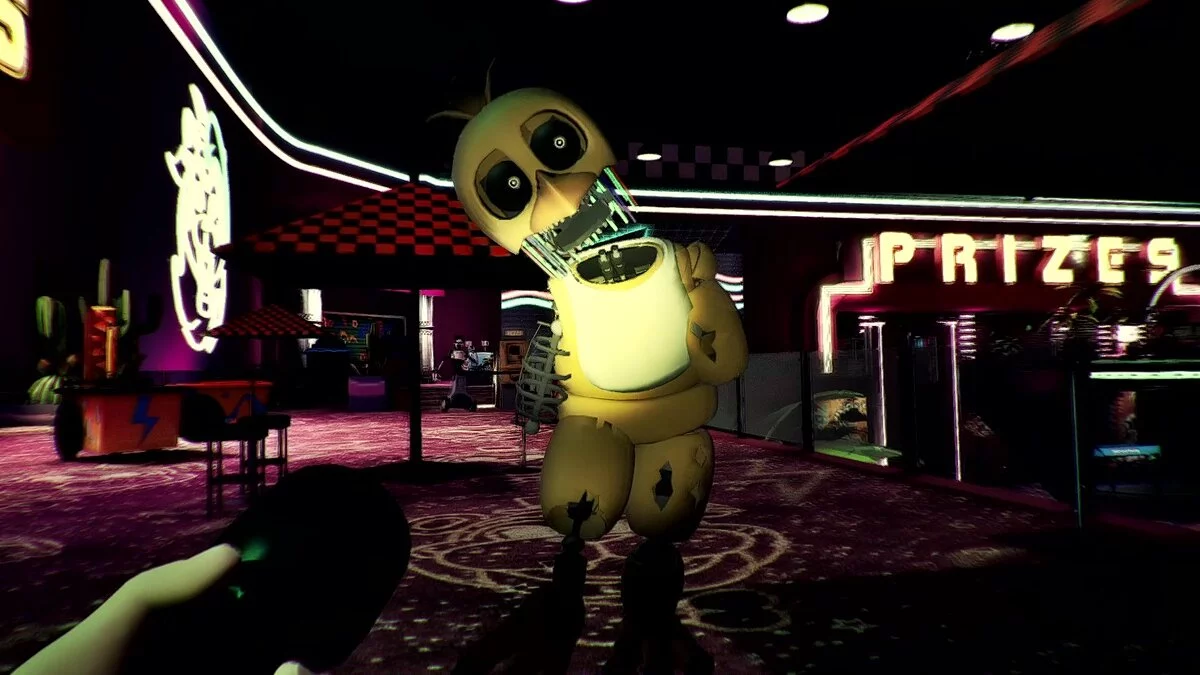 Five Nights at Freddy&#039;s: Security Breach — chica iluminada