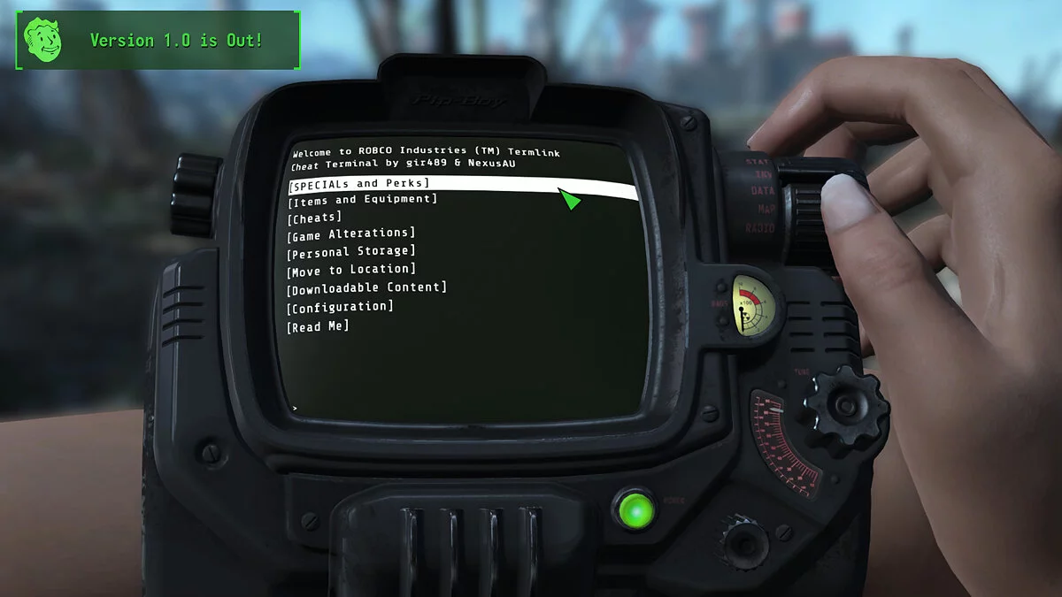 Fallout 4: Game of the Year Edition — Cheat terminal