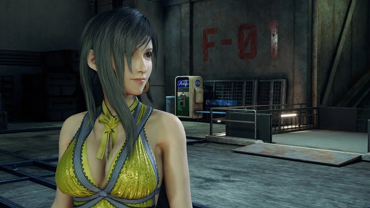 Final Fantasy VII Remake — El vestido amarillo de Tifa