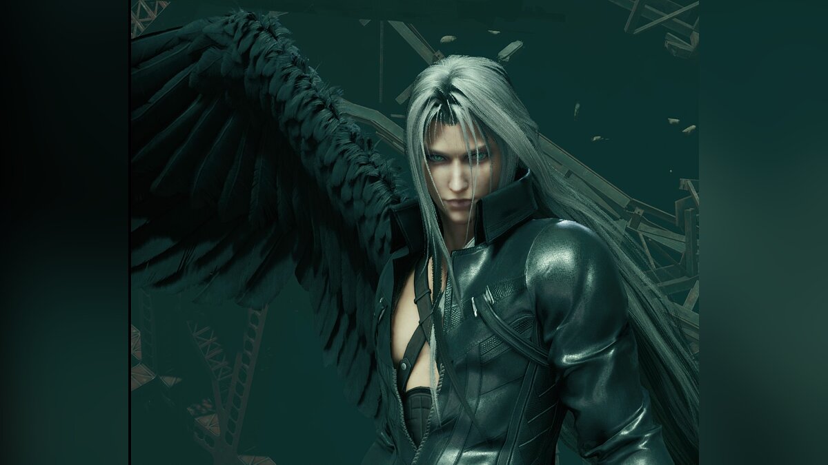 Final Fantasy VII Remake — Sephiroth without a pauldron