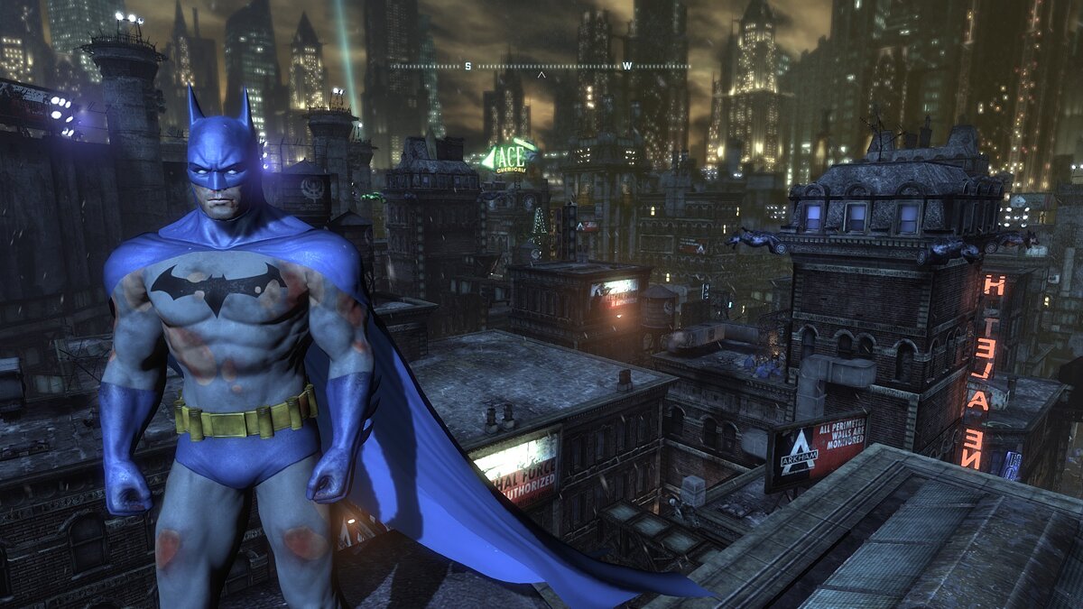 Batman: Arkham City — Damaged suits