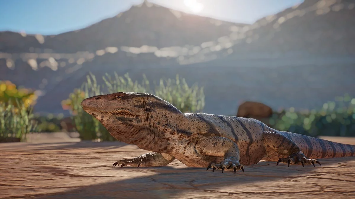 Planet Zoo — Monitor del desierto - nueva especie