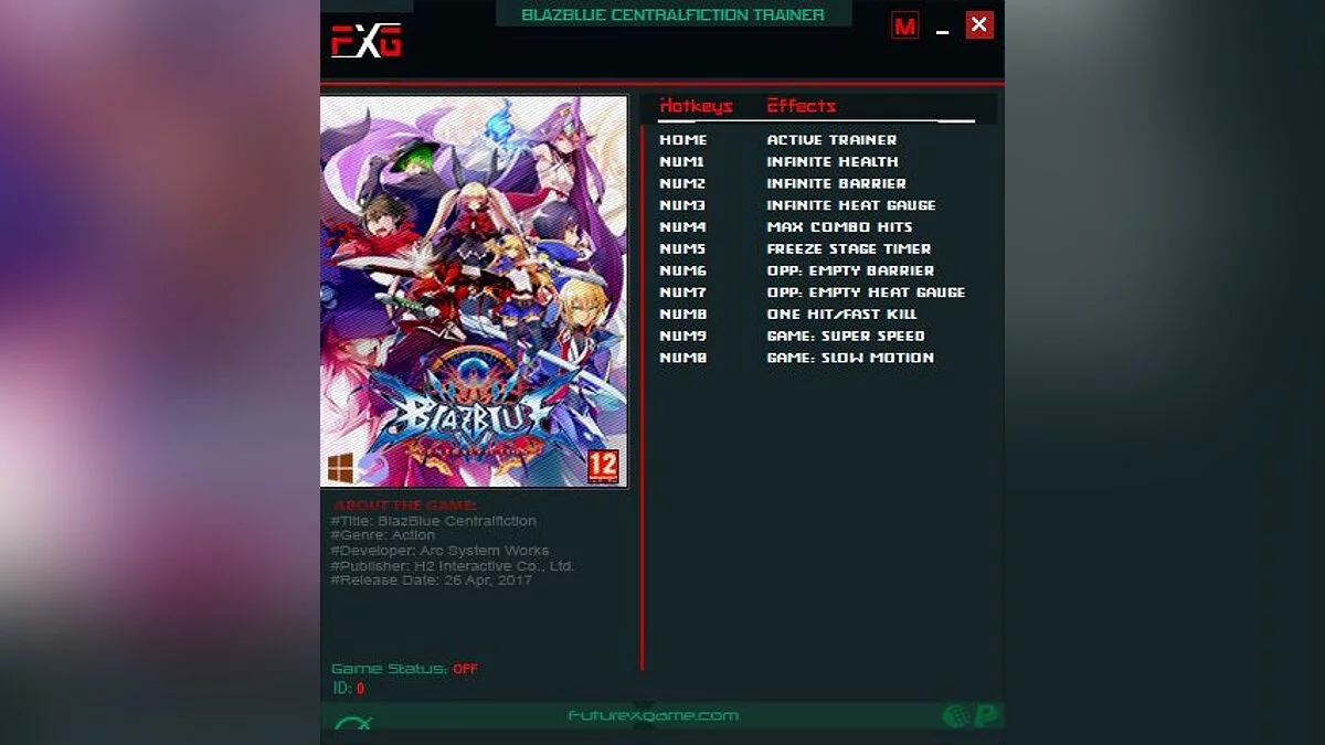 BlazBlue: Central Fiction — Trainer (+10) [1.0 - 2102]