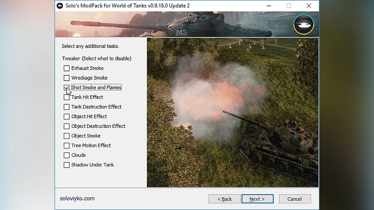 World of Tanks — Солься Еасі МодПаск