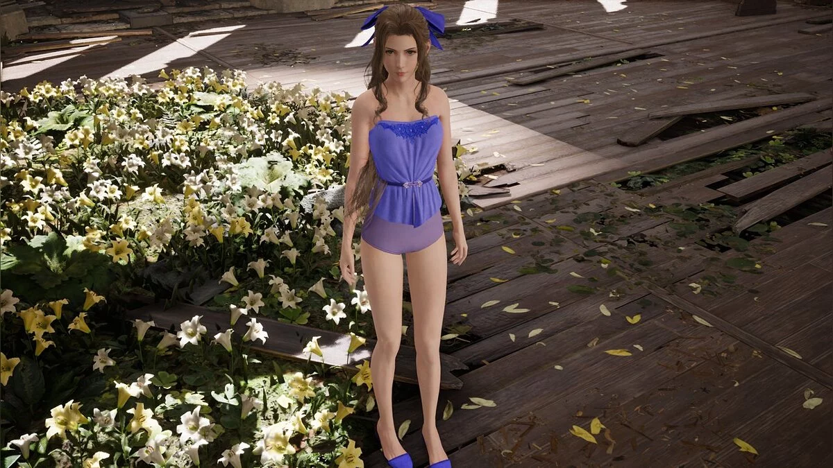 Final Fantasy VII Remake — Iris in a swimsuit