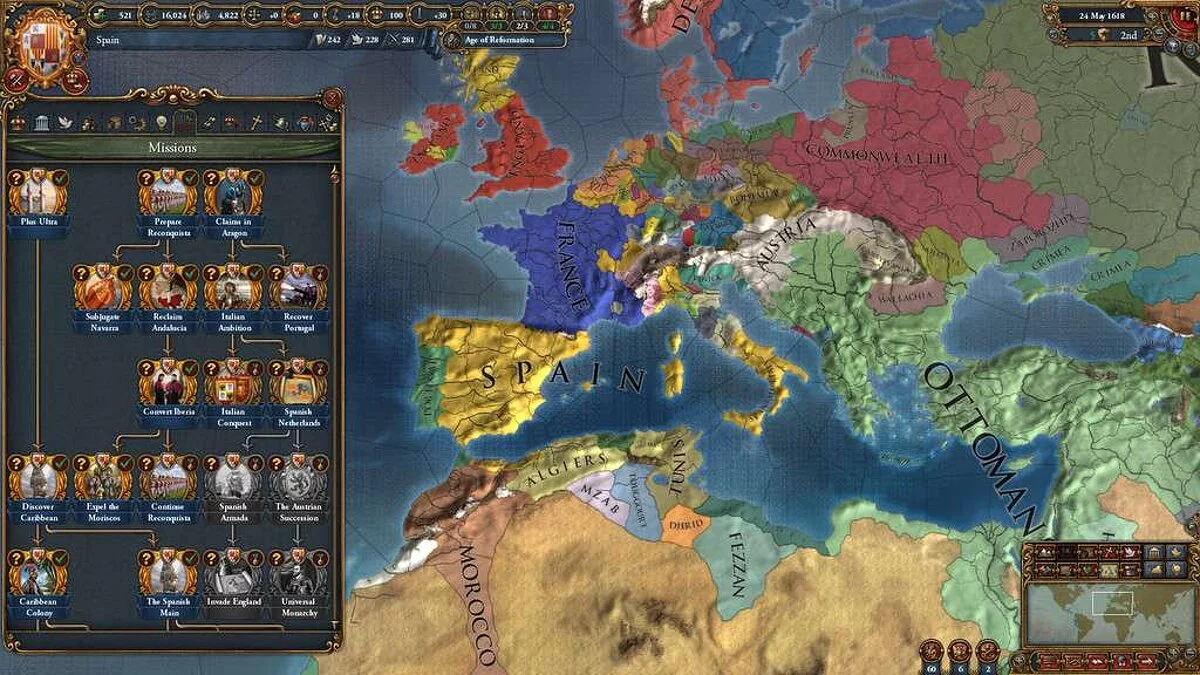 Europa Universalis 4 — Table for Cheat Engine [1.31.5.2 - 1.33.2.0]