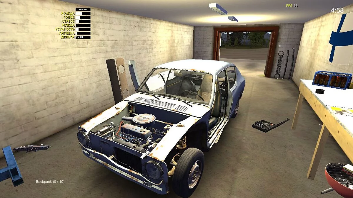 My Summer Car — Conservación (la parcela de stock de Satsuma no se toca)