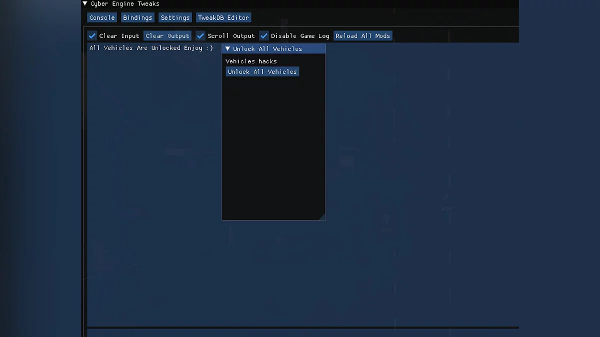 Cyberpunk 2077 — Розблокувати всі автомобілі