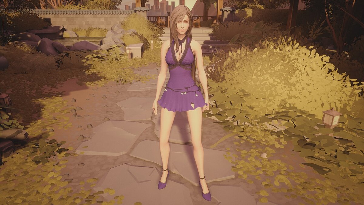 Sifu — Tifa Lockhart in a purple dress