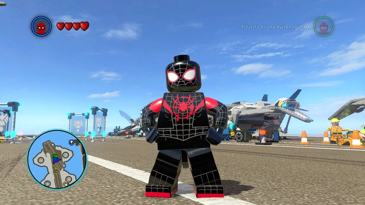 LEGO Marvel Super Heroes — Disfraz de Miles de la caricatura "Spider-Man: Into the Spider-Verse"