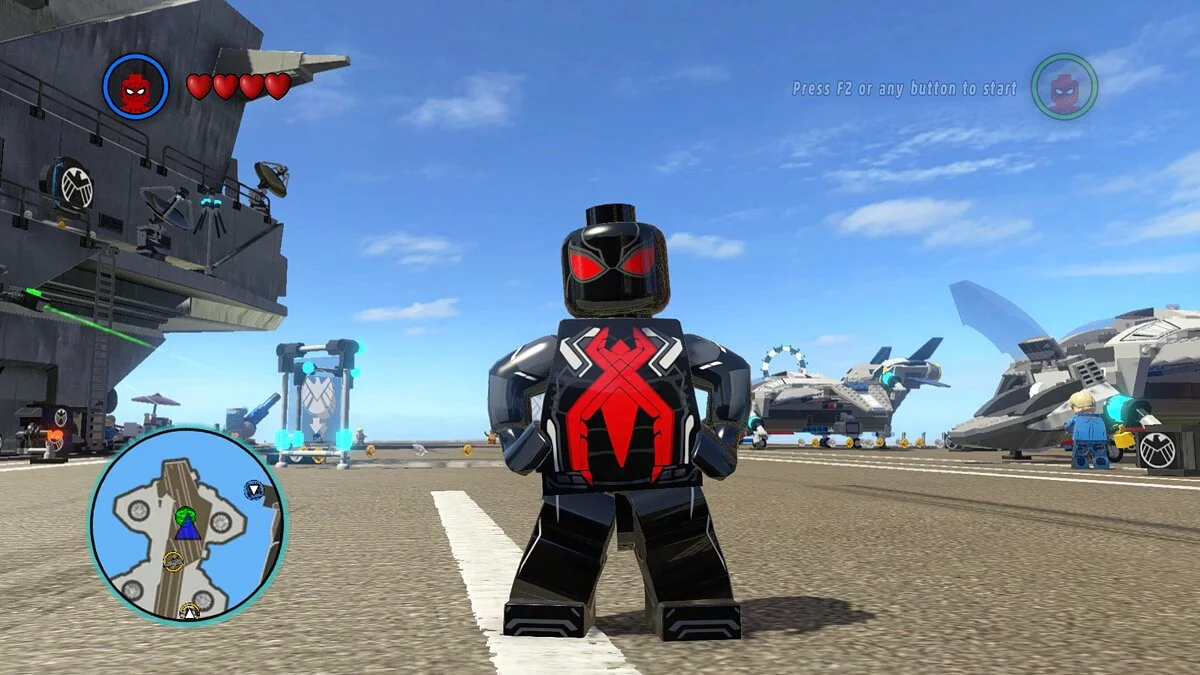 LEGO Marvel Super Heroes — Traje oscuro del juego Spider-Man PS4