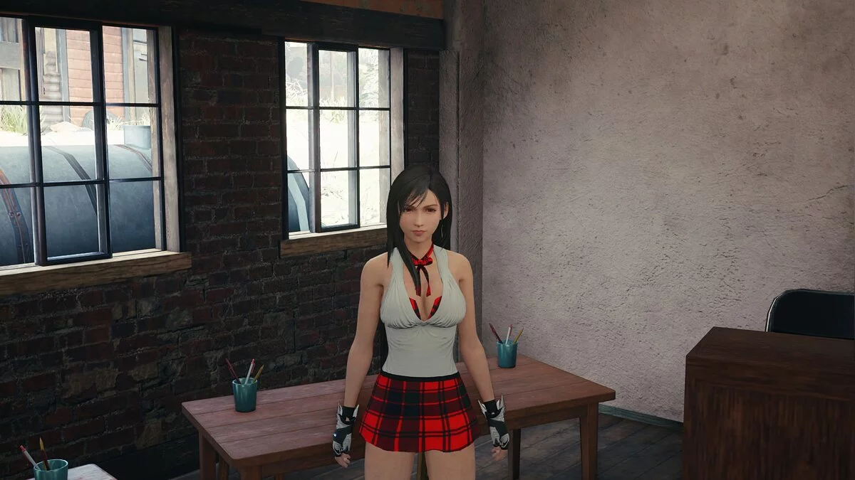 Final Fantasy VII Remake — Disfraz de colegiala Tifa