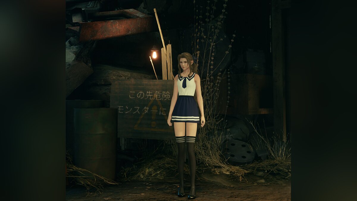 Final Fantasy VII Remake — Japanese schoolgirl Iris outfit