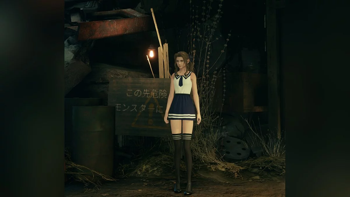 Final Fantasy VII Remake — Traje de colegiala japonesa Iris