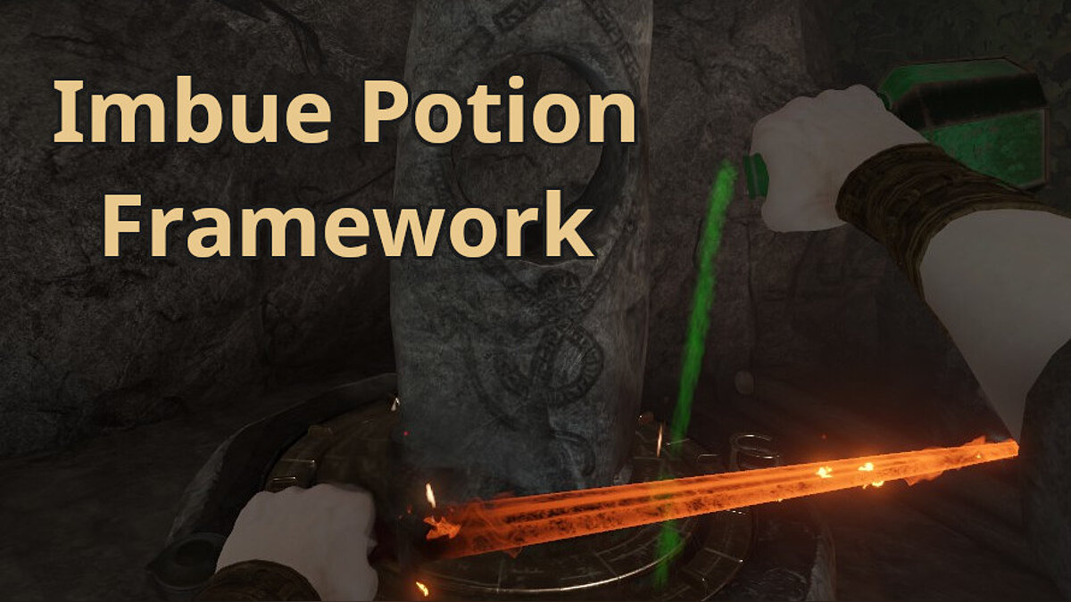 Blade and Sorcery — Imbue Potion Framework - filling the potion