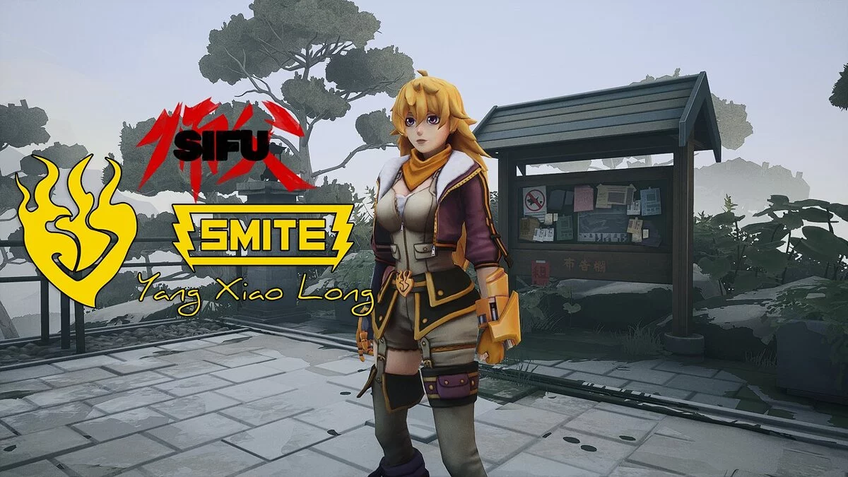 Sifu — Yang Xiao Long del anime "Rojo, Blanco, Negro, Amarillo"