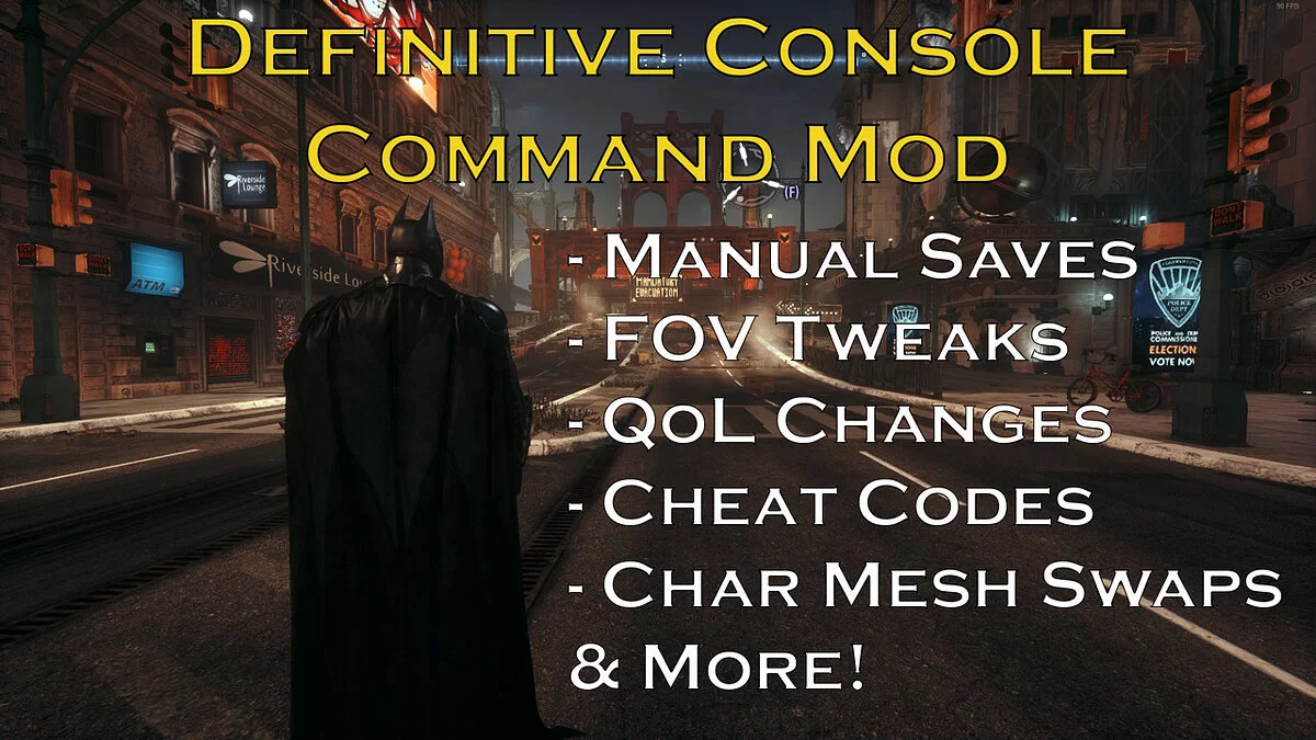 Batman: Arkham Knight — El mod de comando de consola definitivo