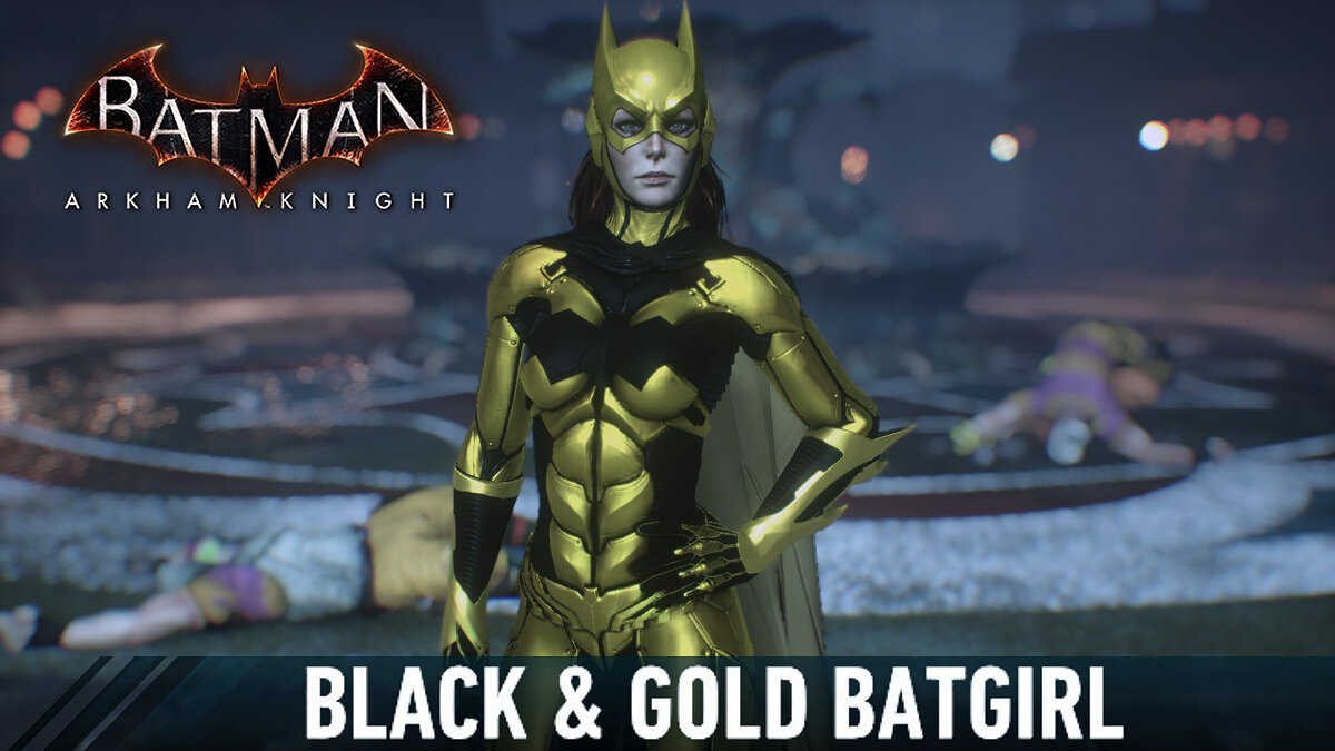 Batman: Arkham Knight — Black and gold Batgirl