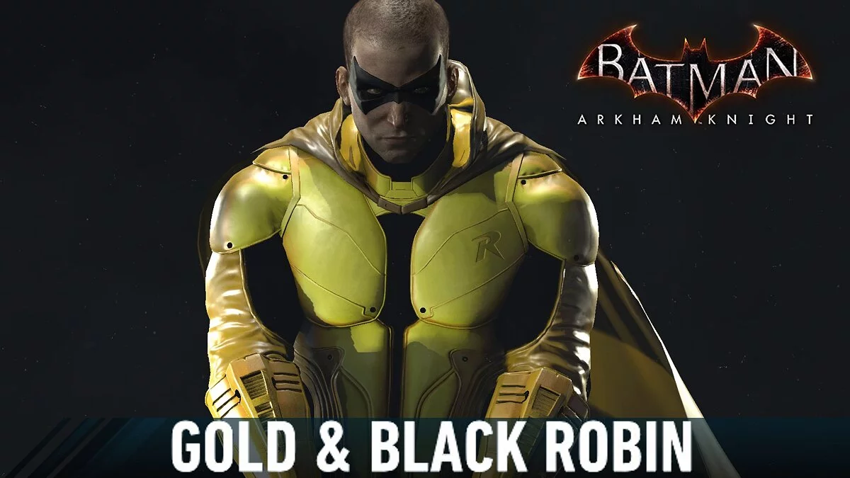 Batman: Arkham Knight — Petirrojo negro y dorado