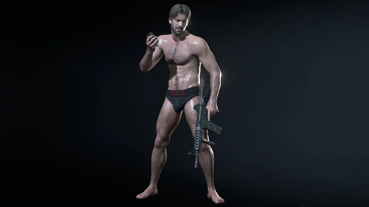 Resident Evil 3 — Carlos in boxer shorts